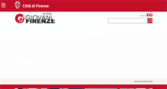 Desktop Screenshot of portalegiovani.comune.fi.it