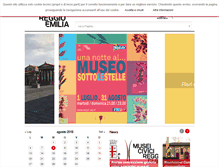 Tablet Screenshot of musei.comune.re.it