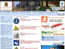 Tablet Screenshot of comune.ra.it