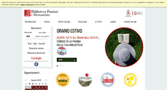 Desktop Screenshot of panizzi.comune.re.it