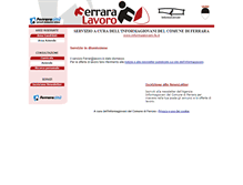 Tablet Screenshot of ferraralavoro.comune.fe.it